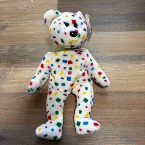 Vintage (1999) Ty Beanie Babies “TY2K” the Bear w/Tag Stuffed Animal Toy 8"